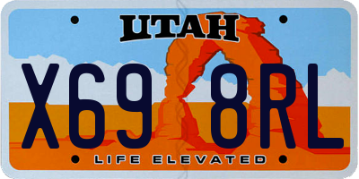 UT license plate X698RL