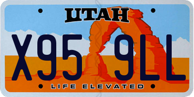 UT license plate X959LL