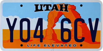 UT license plate Y046CV