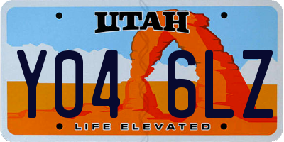 UT license plate Y046LZ