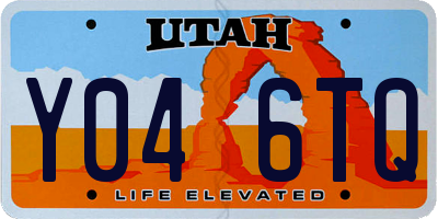 UT license plate Y046TQ