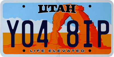 UT license plate Y048IP