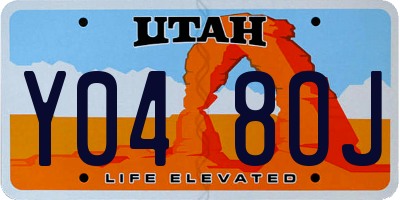 UT license plate Y048OJ