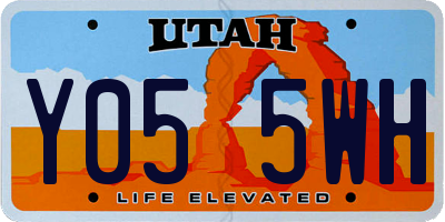 UT license plate Y055WH