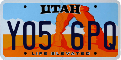 UT license plate Y056PQ