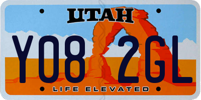 UT license plate Y082GL