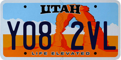 UT license plate Y082VL