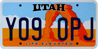UT license plate Y090PJ