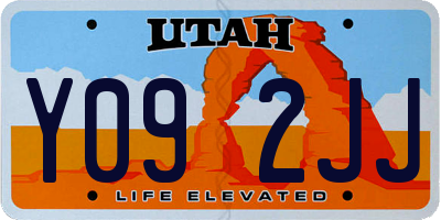 UT license plate Y092JJ