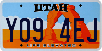 UT license plate Y094EJ