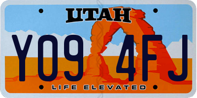 UT license plate Y094FJ