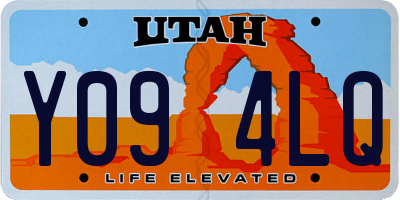 UT license plate Y094LQ