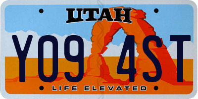 UT license plate Y094ST