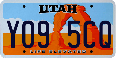 UT license plate Y095CQ
