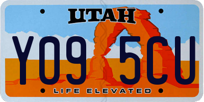 UT license plate Y095CU