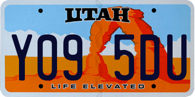 UT license plate Y095DU