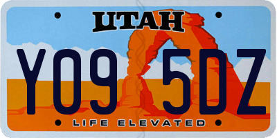 UT license plate Y095DZ