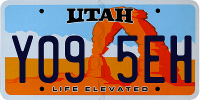 UT license plate Y095EH