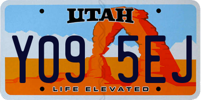 UT license plate Y095EJ