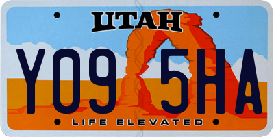 UT license plate Y095HA