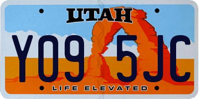 UT license plate Y095JC