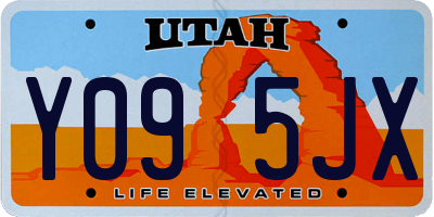 UT license plate Y095JX
