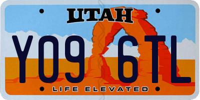 UT license plate Y096TL