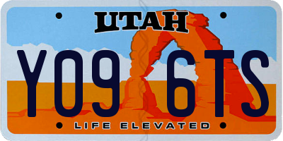 UT license plate Y096TS