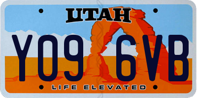 UT license plate Y096VB
