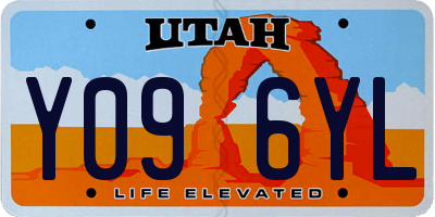 UT license plate Y096YL