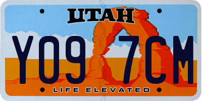 UT license plate Y097CM