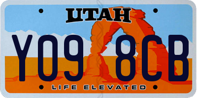 UT license plate Y098CB