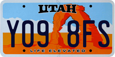 UT license plate Y098FS