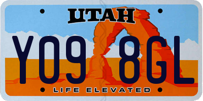 UT license plate Y098GL