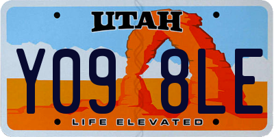 UT license plate Y098LE