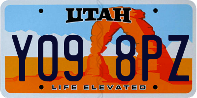 UT license plate Y098PZ