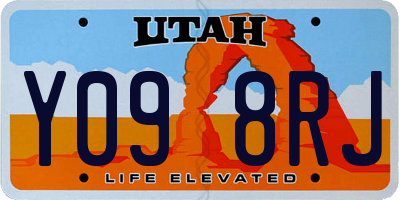 UT license plate Y098RJ