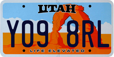 UT license plate Y098RL