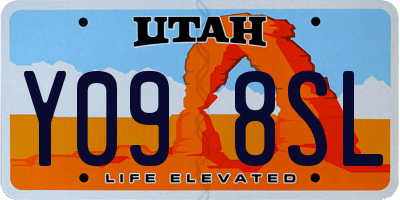 UT license plate Y098SL