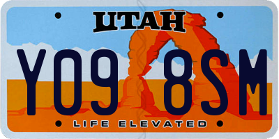UT license plate Y098SM