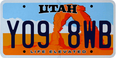 UT license plate Y098WB