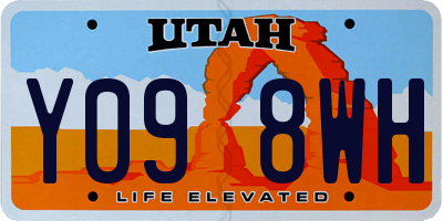 UT license plate Y098WH