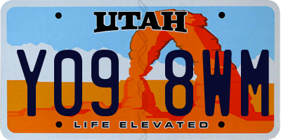 UT license plate Y098WM