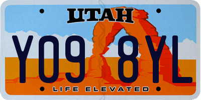 UT license plate Y098YL