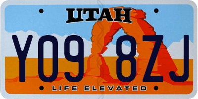 UT license plate Y098ZJ