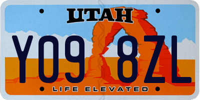 UT license plate Y098ZL