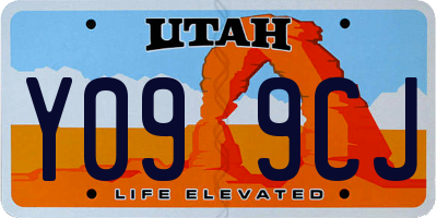 UT license plate Y099CJ