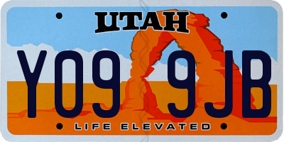 UT license plate Y099JB