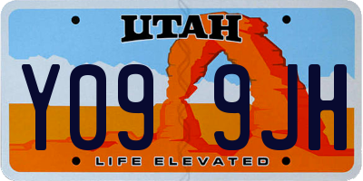 UT license plate Y099JH
