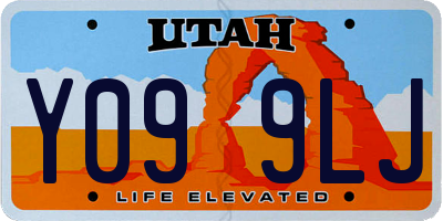 UT license plate Y099LJ